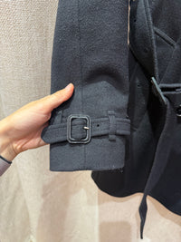 Burberry Manteau noir T.34 20/07