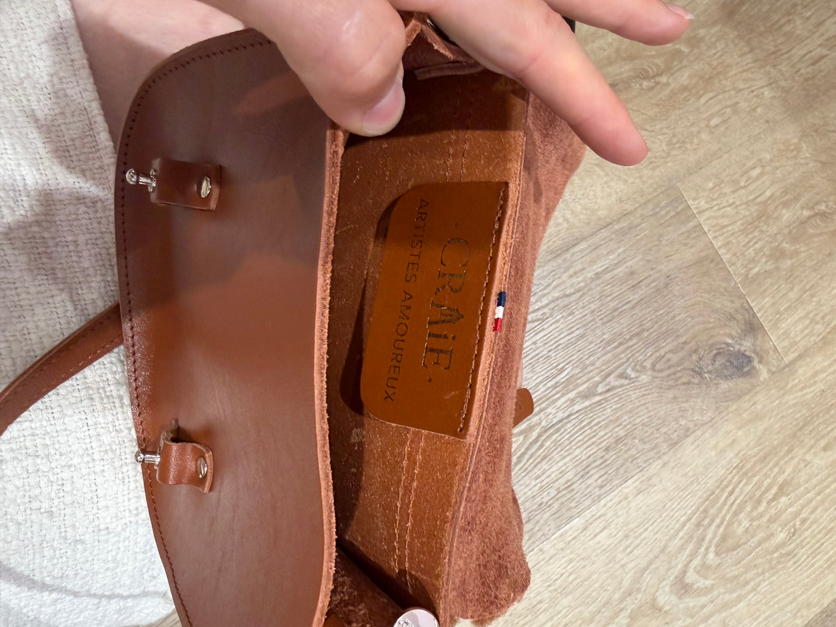 Sac camel effet moumoute Craie 28/08