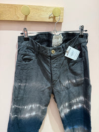 Love Pantalon Velours kaki bleu T.36