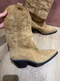 Bottes Camel T.38 Zara daim 27/05