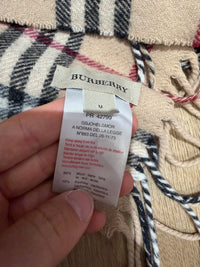 Écharpe à frange Burberry T.U 14/09