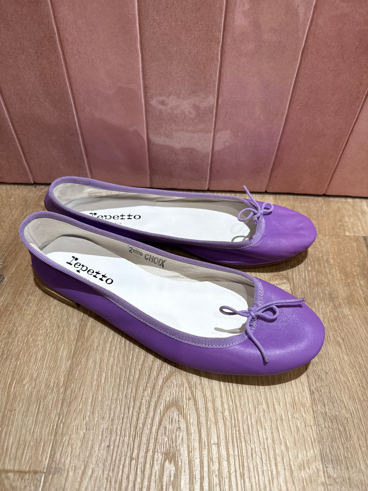 Ballerines violette Repetto T.39 10/06