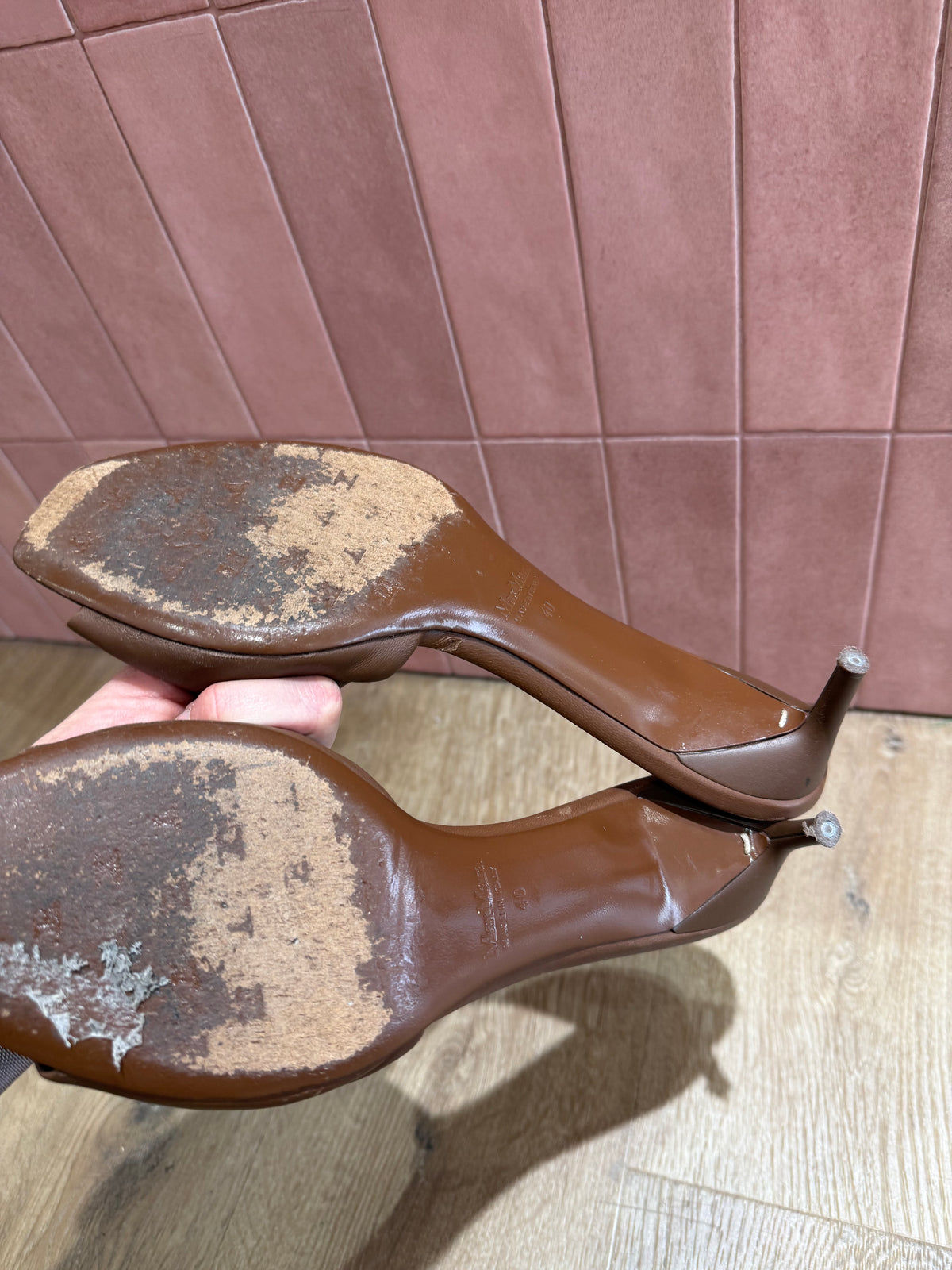 Mules Max Mara Marron T.40 09/06