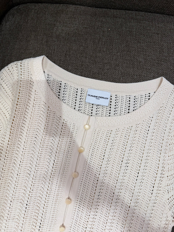 Claudie Pierlot Blouse en maille neuve T.M 30/07