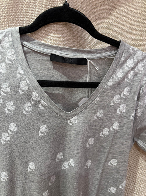 T-shirt gris Karl T.M