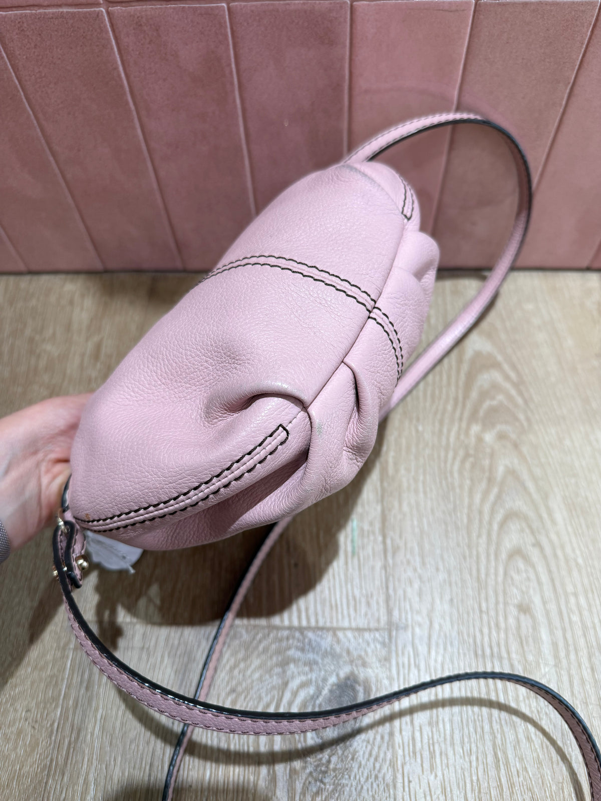 Sac Lancel rose bandoulière vente privée