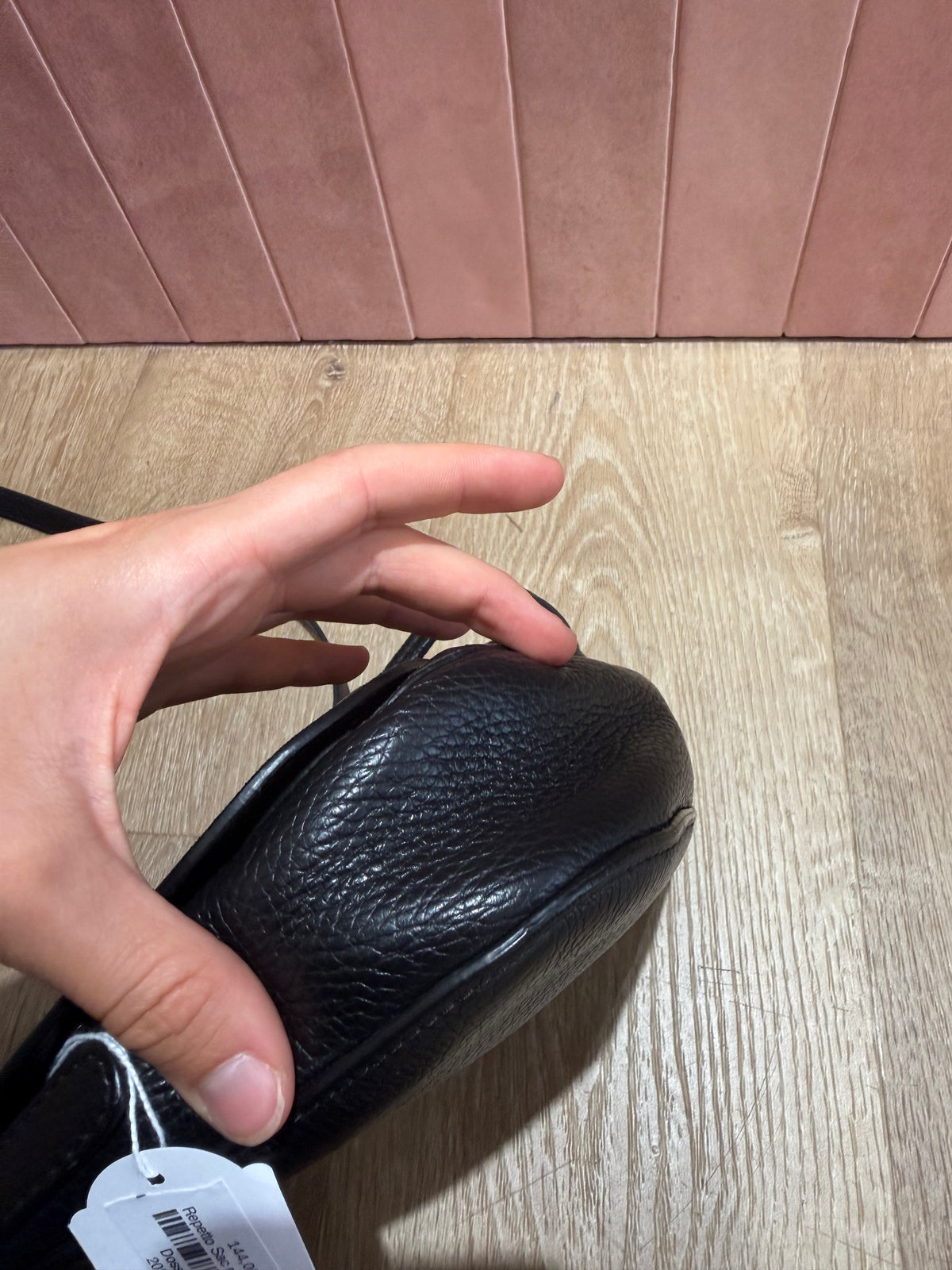 Repetto Sac noir cuir 23/07