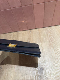 Pochette Céline vintage bleu marine