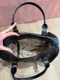 Sac noir brillant Longchamp TU