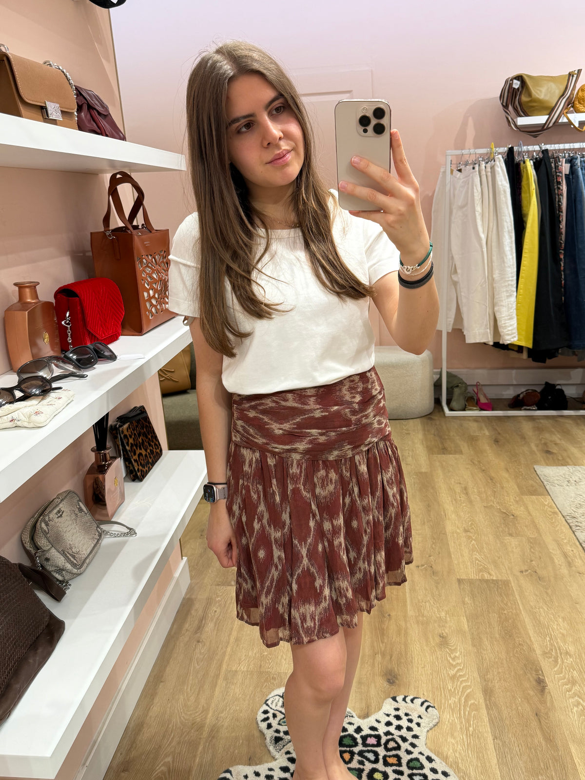Jupe rouge Ba&sh T.38 12/07