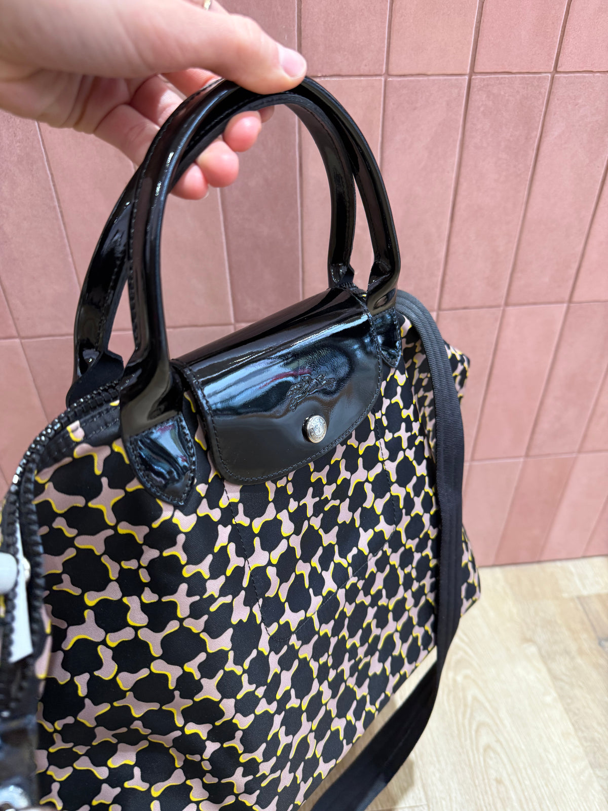 Sac - Longchamp - Noir et jaune - T.TU