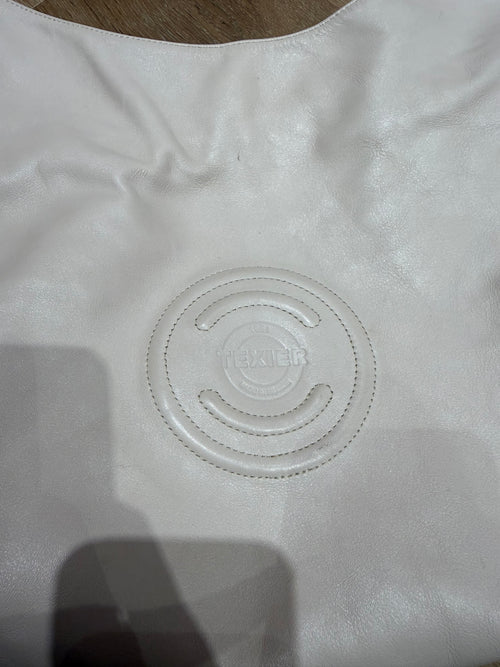 Sac blanc Texier cuir