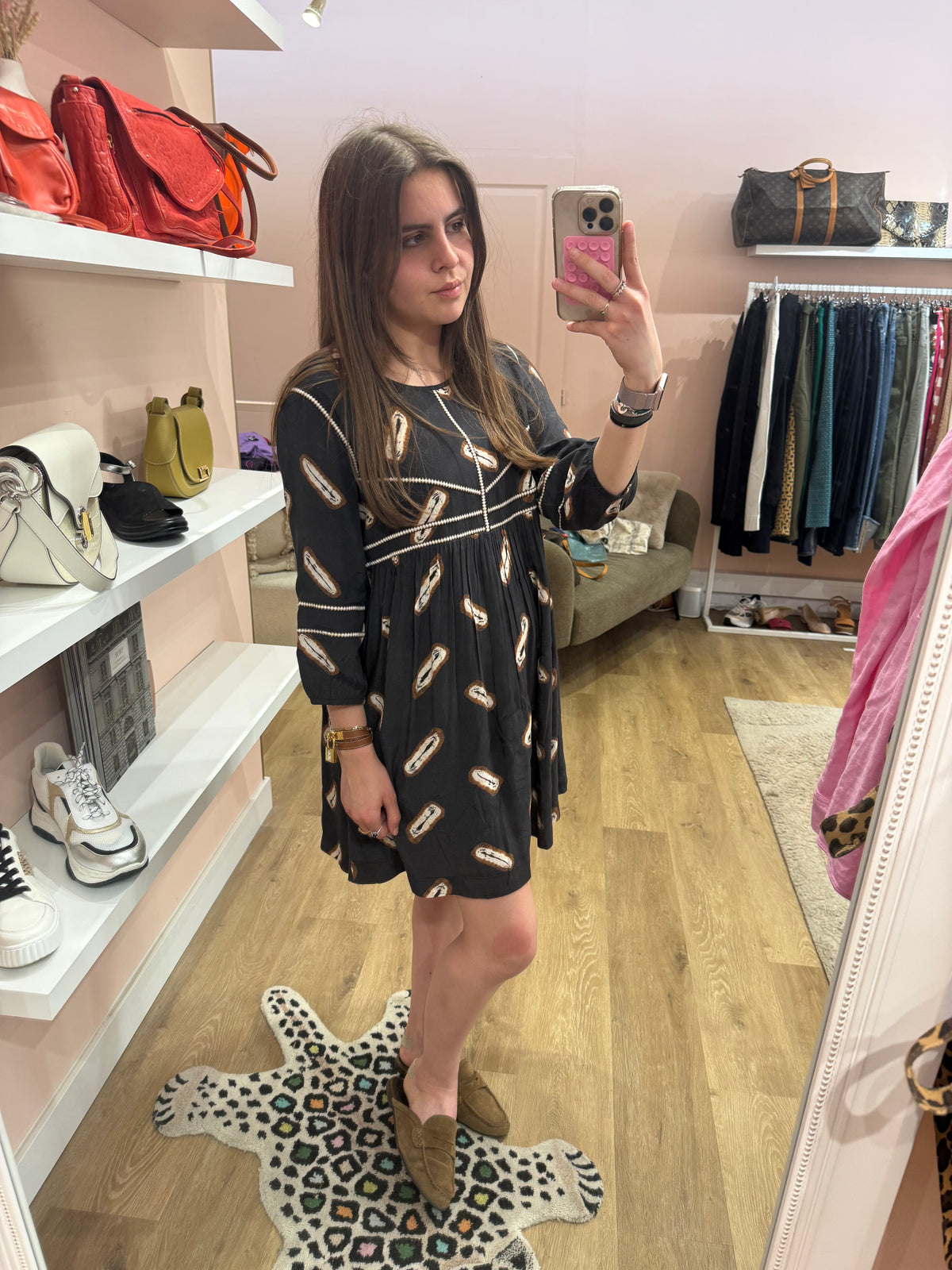 Ba&sh Grise Robe T.XS/S