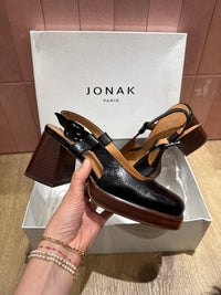 Sandales noires Jonak T.37
