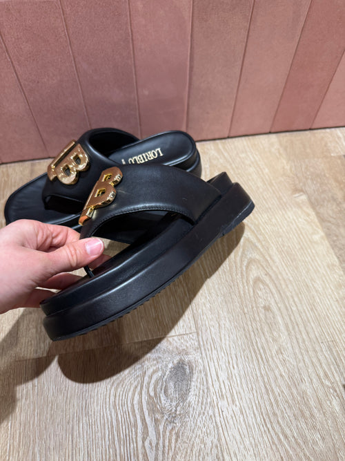 Tongs noires Loriblu T.37