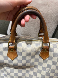 Sac speedy Louis Vuitton 35  18/08 damier azur