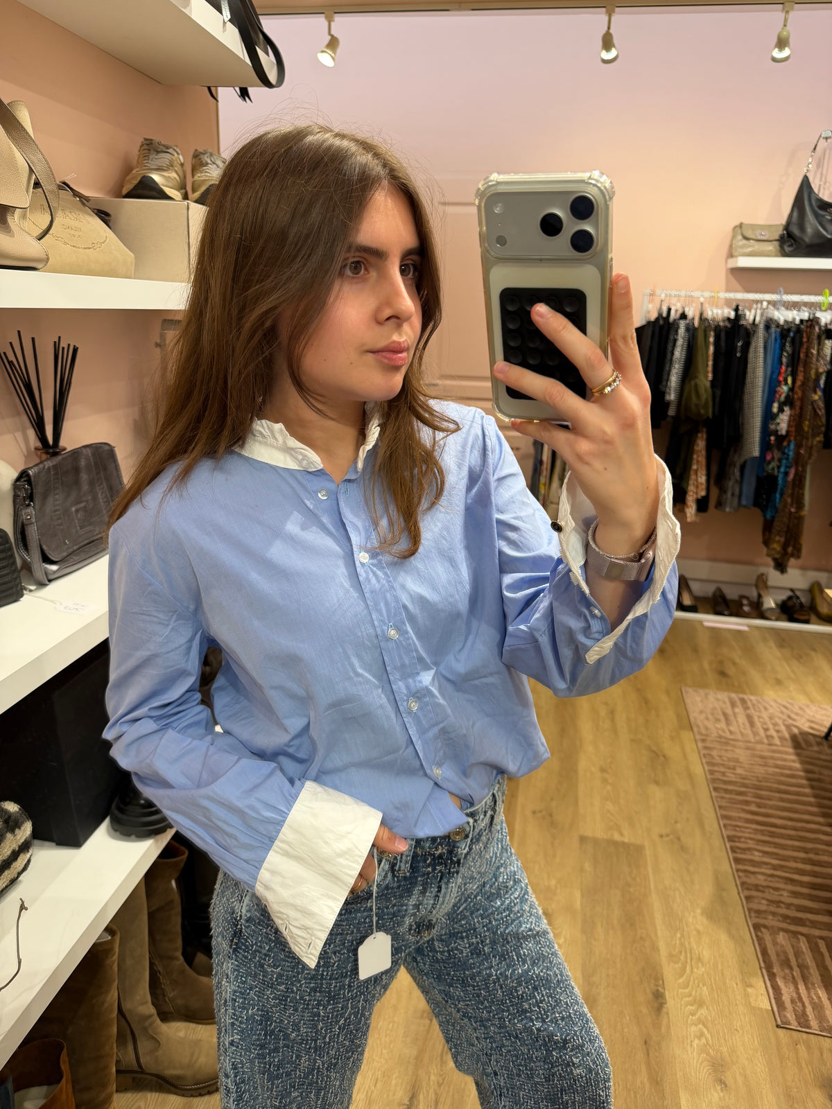 Chemise bleu ciel · Jane Blue · T.40 13/10