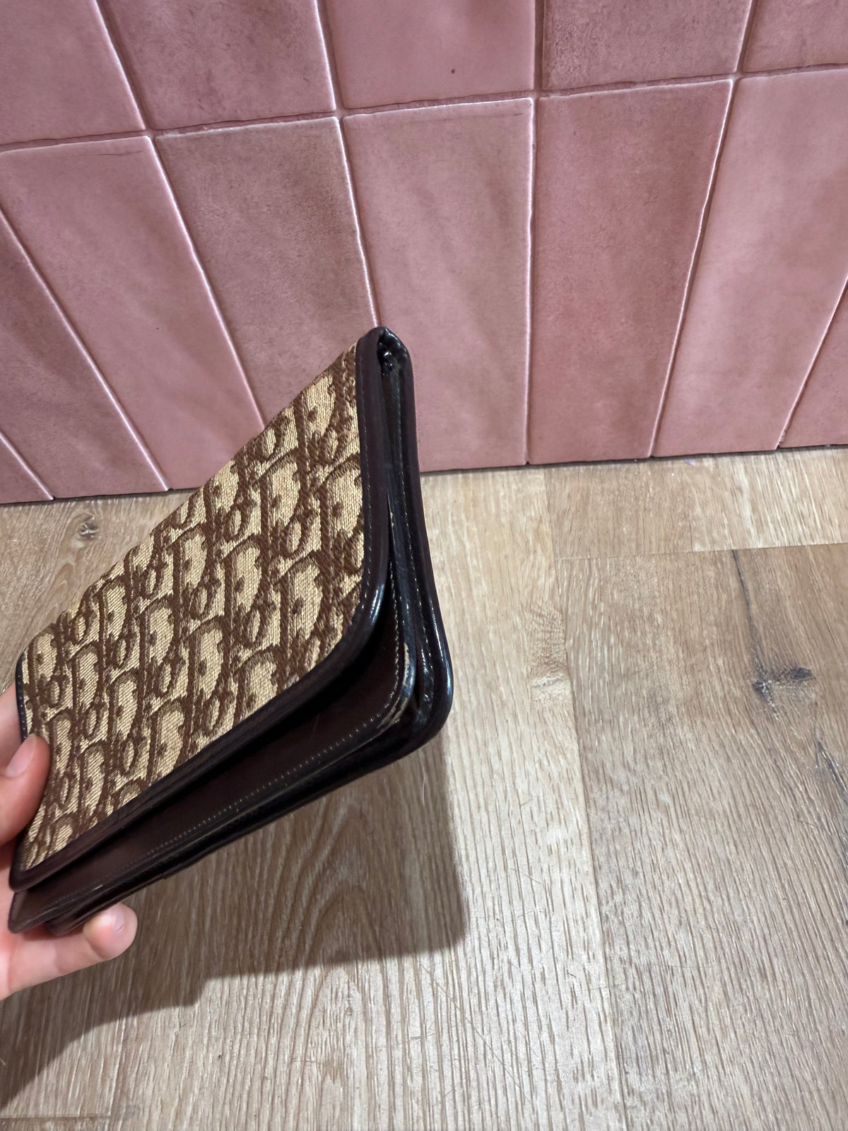 Pochette Monogram Dior marron 24/06