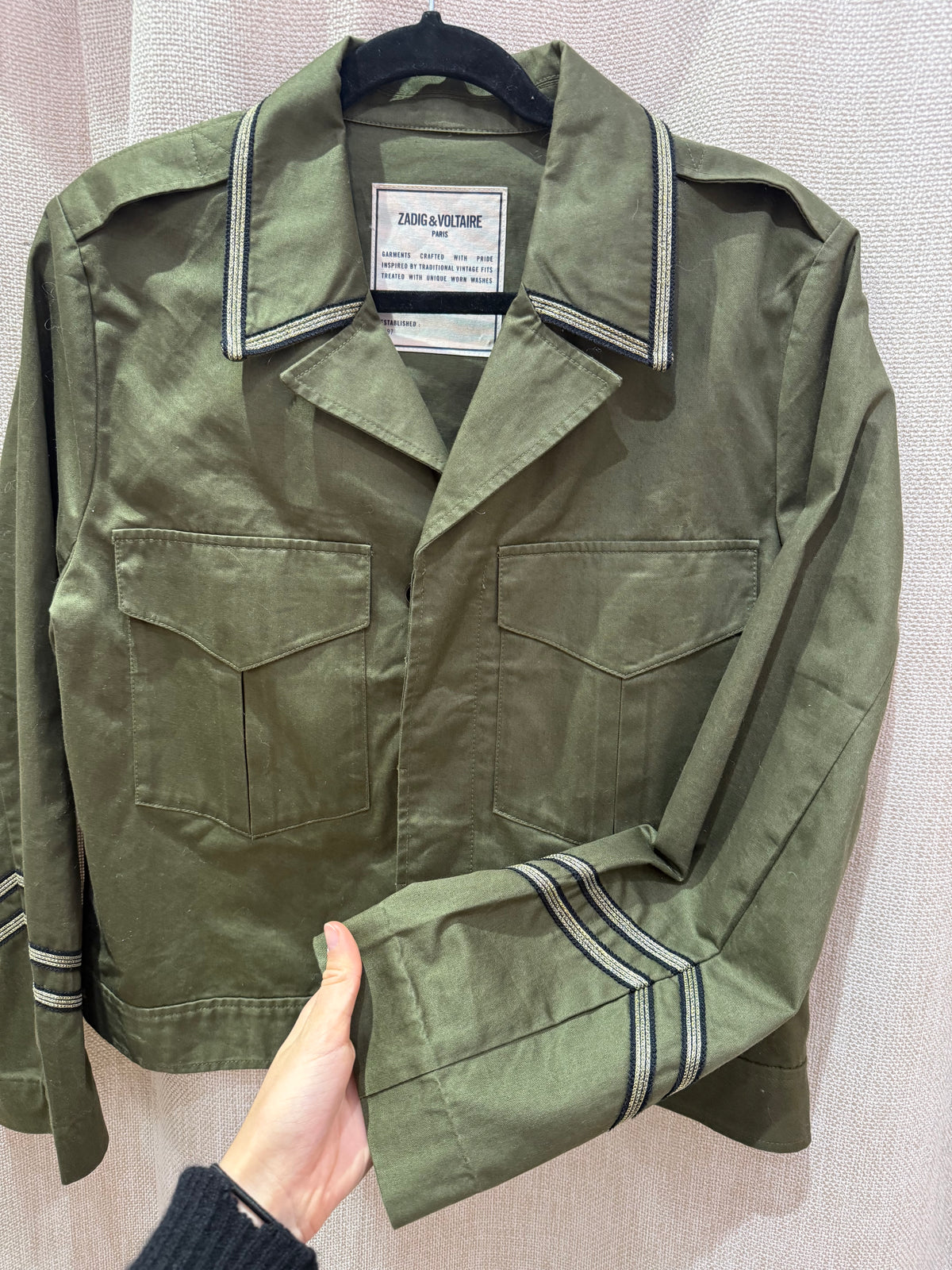 Veste kaki Zadig & Voltaire T.L