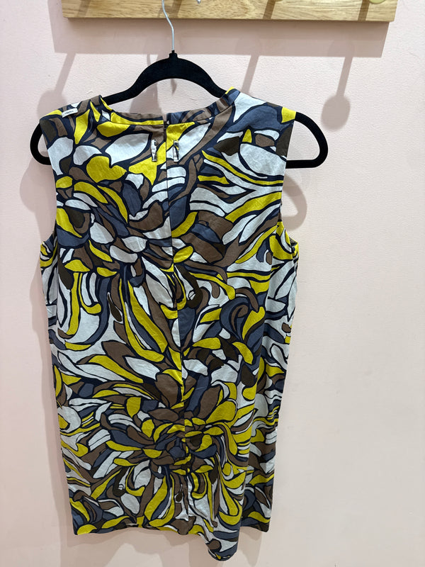 Robe Max Mara Marron et jaune T.L