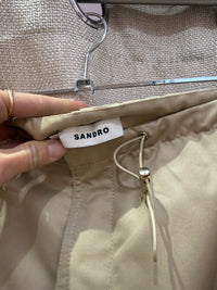 Pantalon fluide beige Sandro T.38