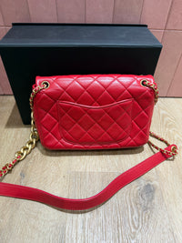 Sac Chanel timeless 27/10 rouge