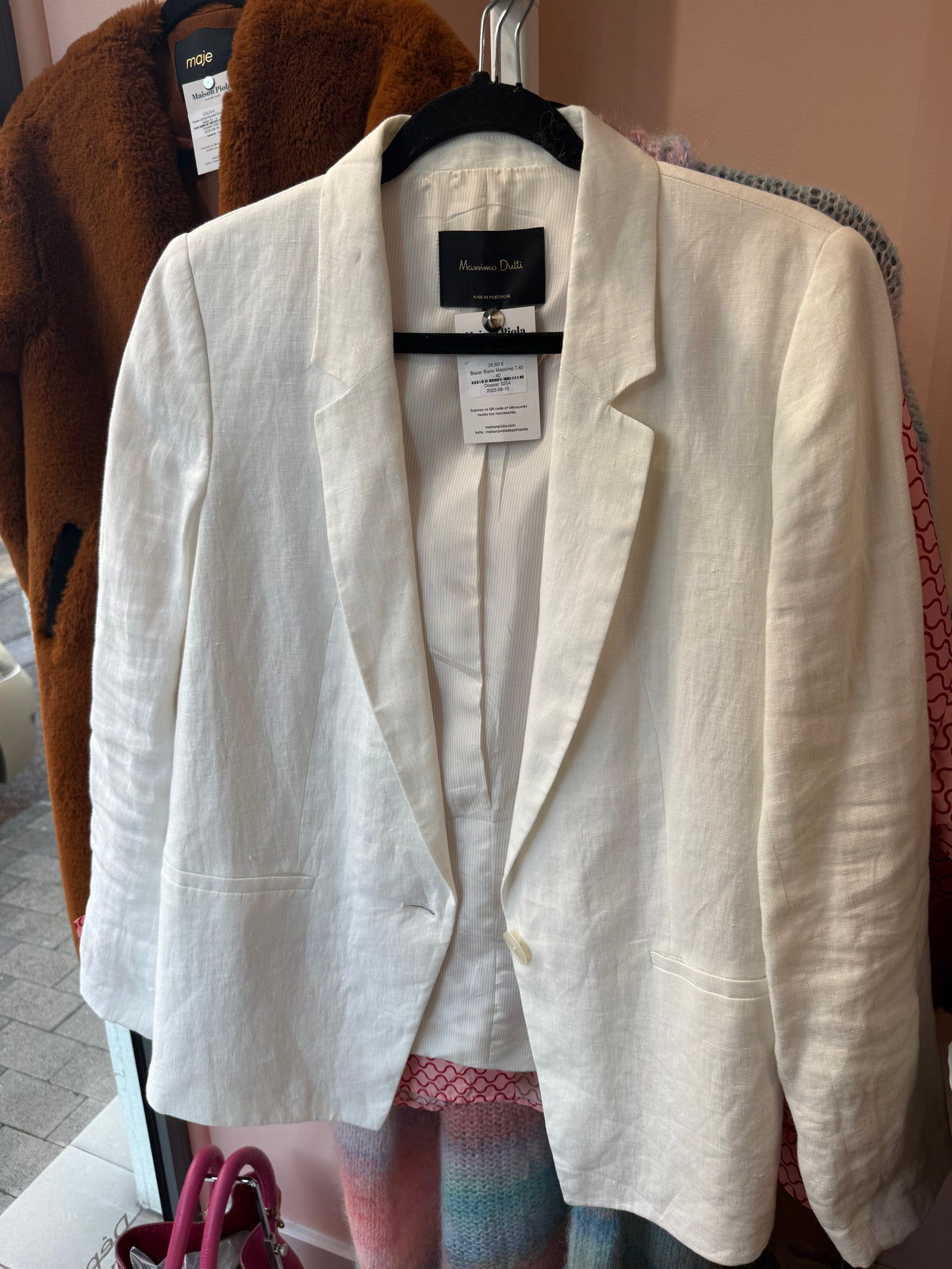 Blazer Blanc Massimo T.40