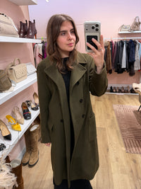 Manteau Claudie Pierlot laine cachemire T.L 23/09