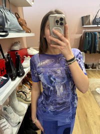 Top bleu Jean-Paul Gaultier T.M