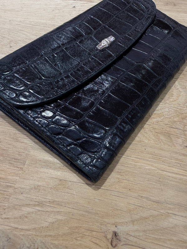 Portefeuille Longchamp noir vintage