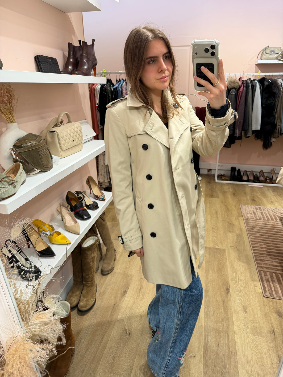 Trench beige Burberry - T.36 19/09