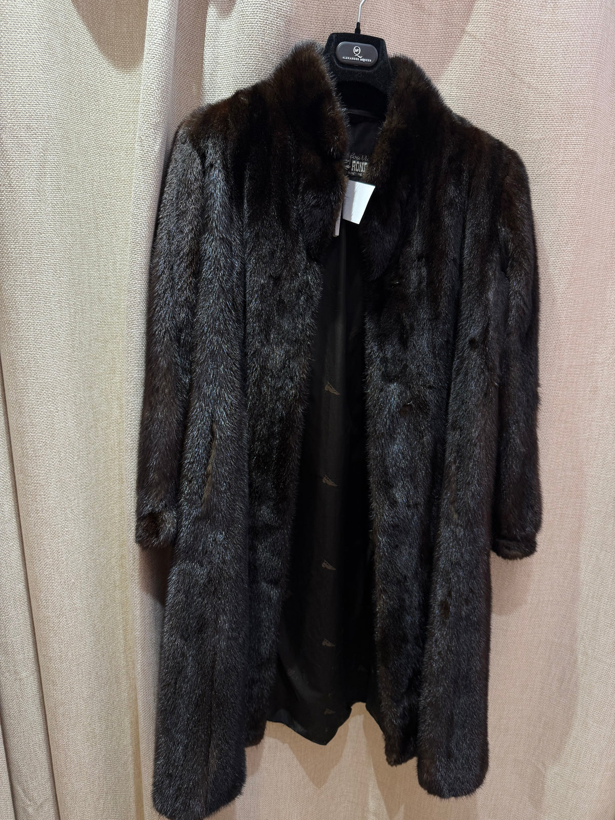 Manteau en vison marron T.S/M