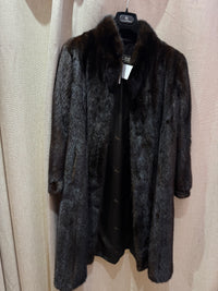 Manteau en vison marron T.S/M
