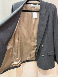 Blazer Gris à carreaux marron Gérard Darel T.38 10/09