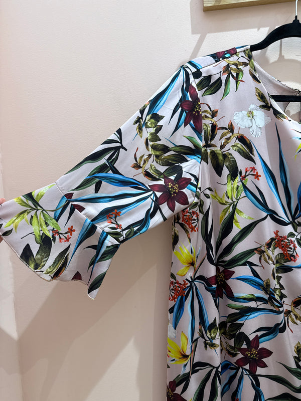 Robe La Fée Maraboutée rose et bleue T.46