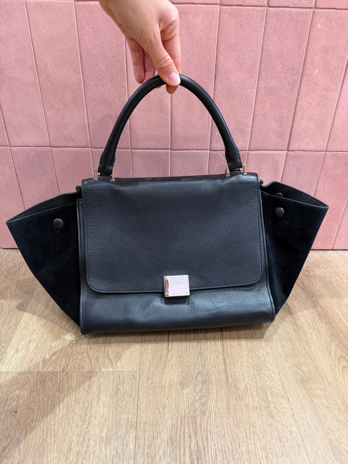 Sac Trapèze noir Céline 21/09