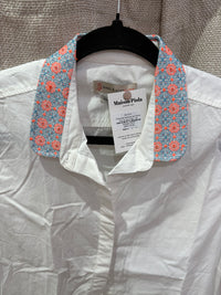 Chemise blanche col corail Paul & Joe T.40