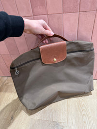 Pochette sacoche Longchamp kaki