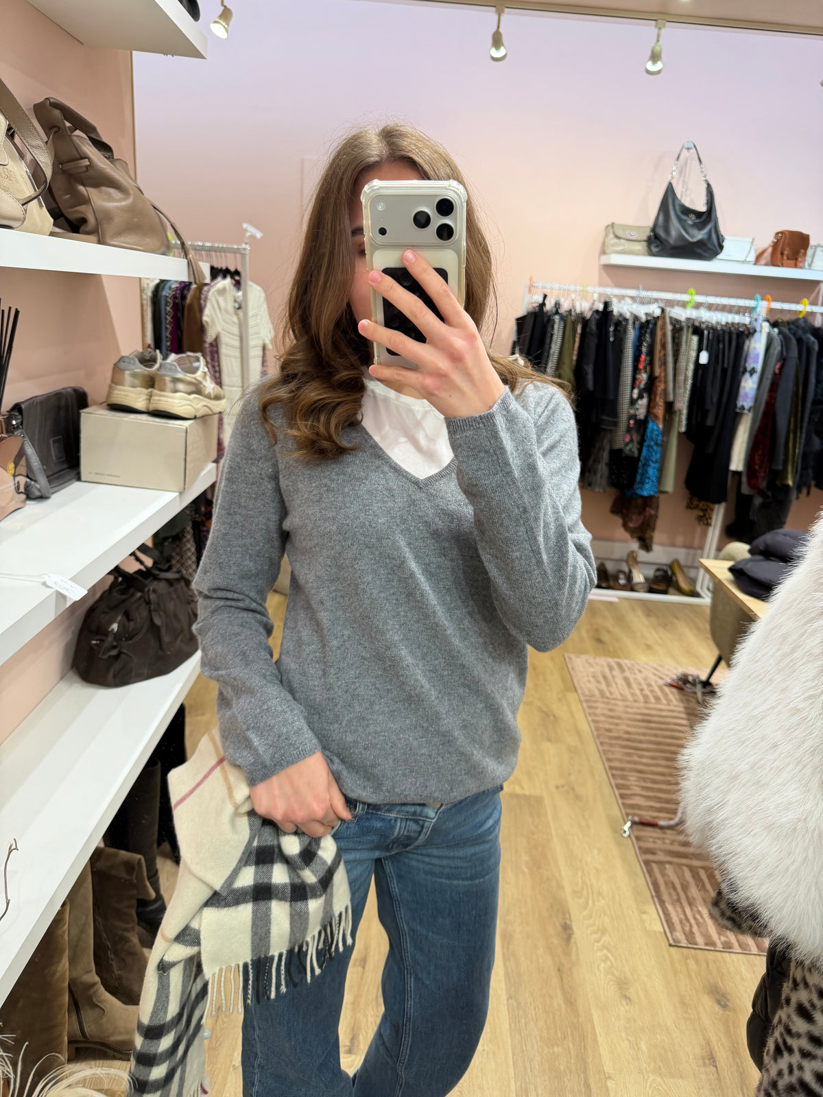 pull gris weill Taille M 12/10