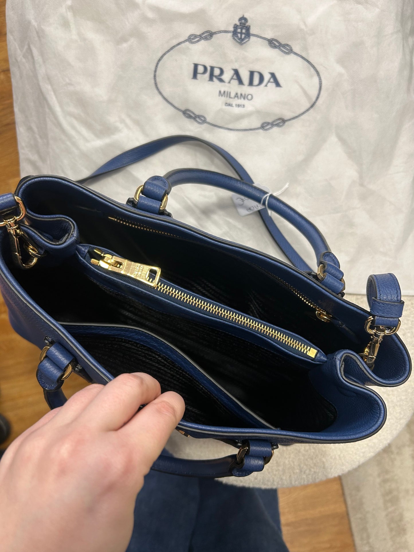 Sac à main Prada Vitello Daino