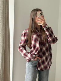 One Step - Chemise carreaux rouges - carreaux rouges - 44