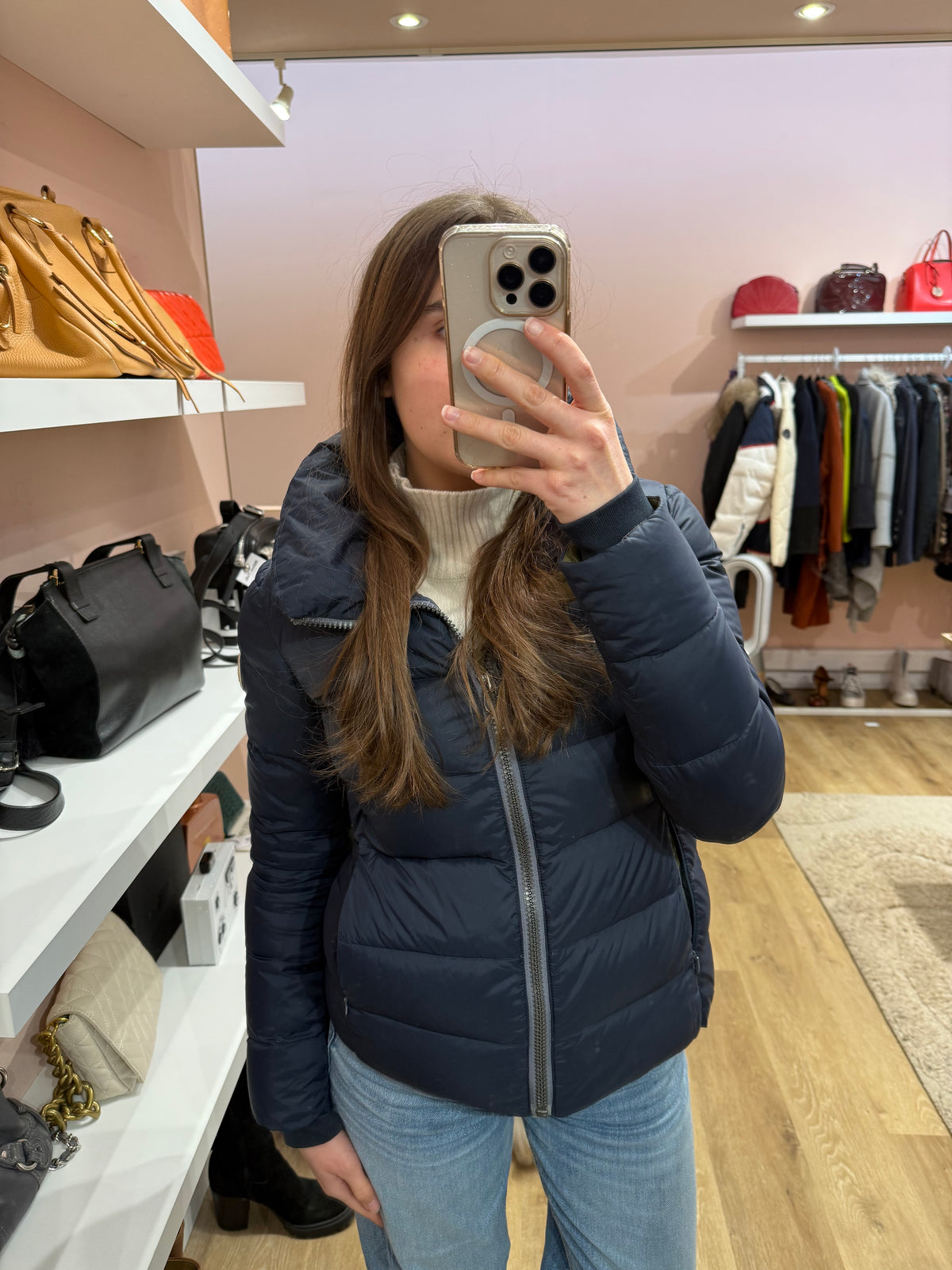 Doudoune bleu marine Colmar T.S