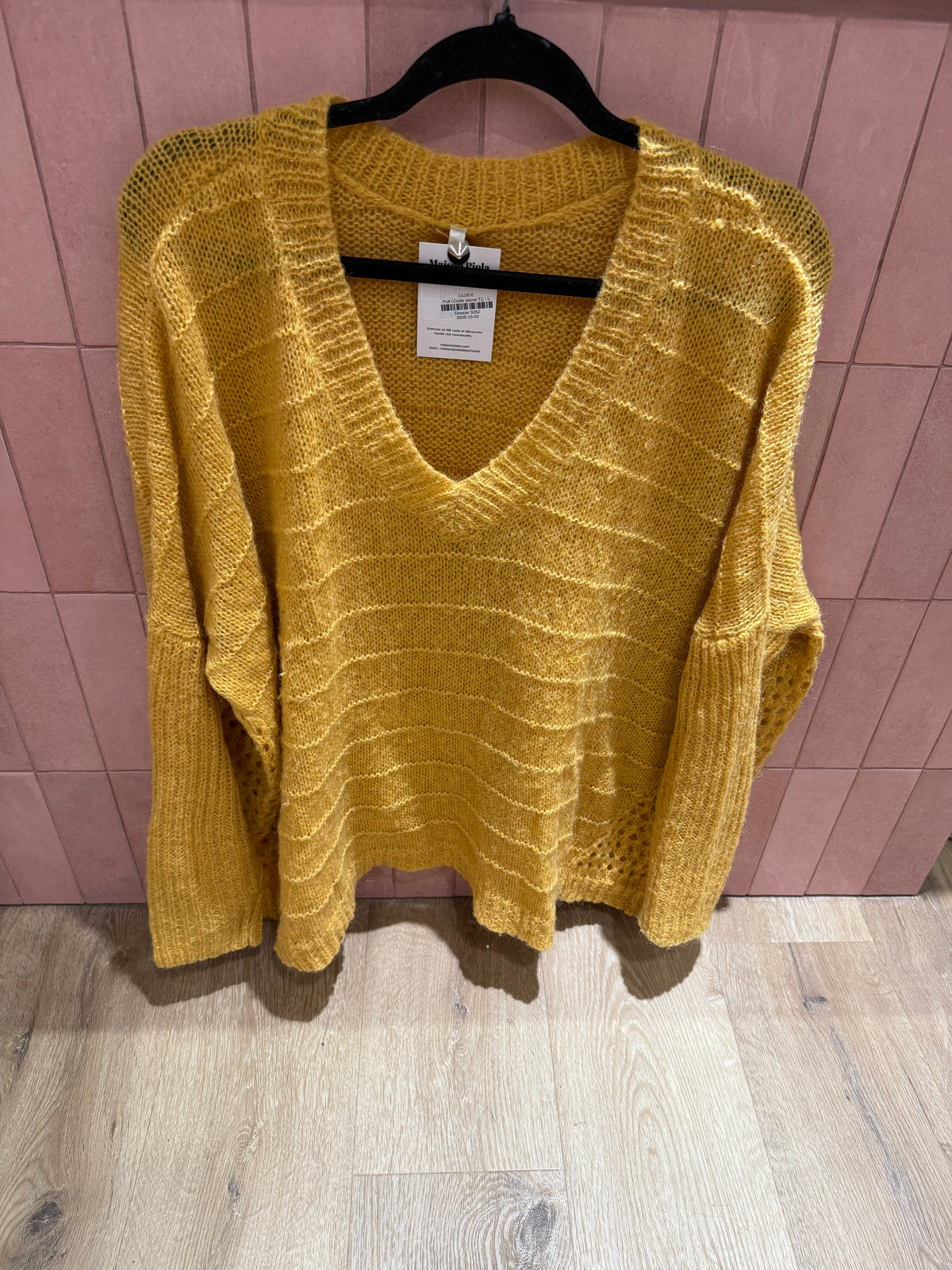 Pull I.Code Jaune T.L