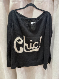 Pull noir La Fée Maraboutée T.L