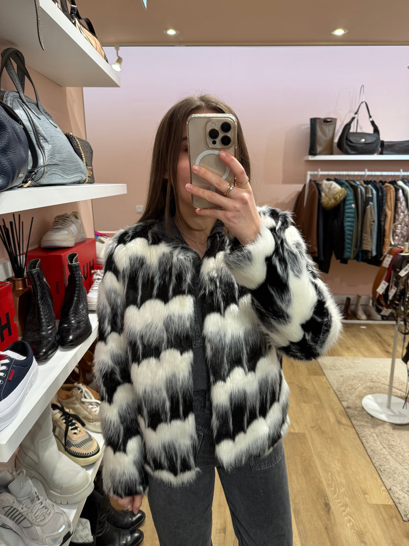 Doudoune Molly Bracken blanche et noire S