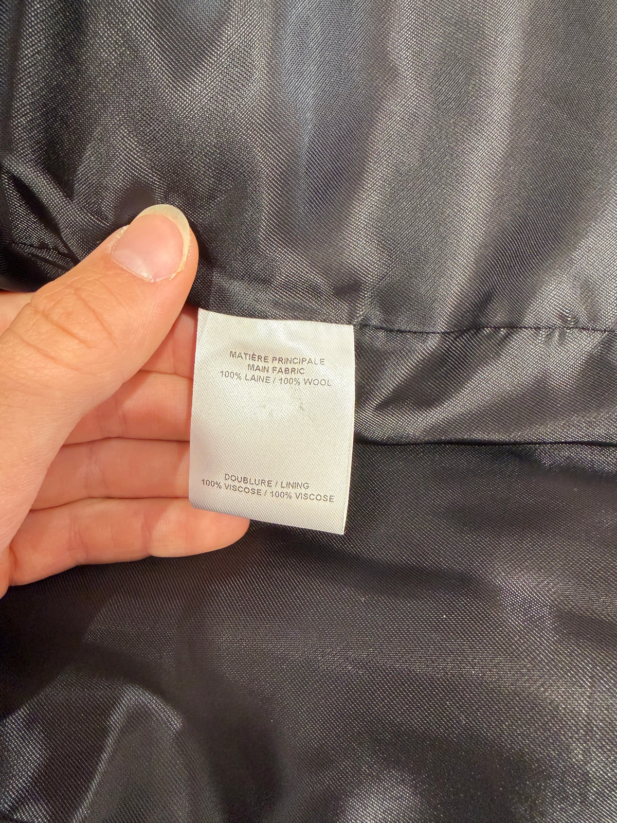 Manteau Vanessa Bruno T.38 100% laine