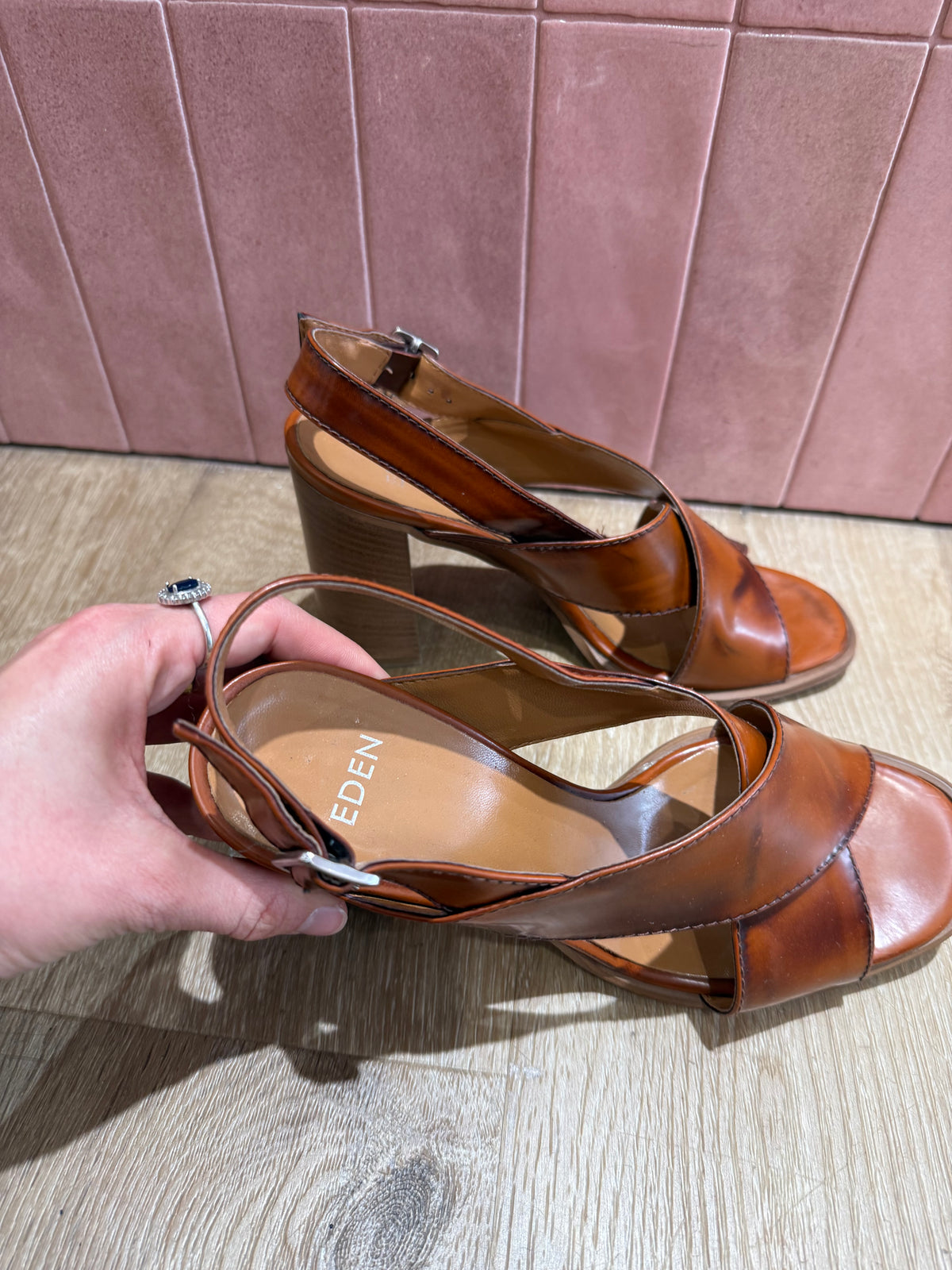 Sandales marron Eden - marron - T.39 29/05