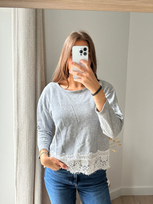 Sweat gris Claudie Pierlot T.S