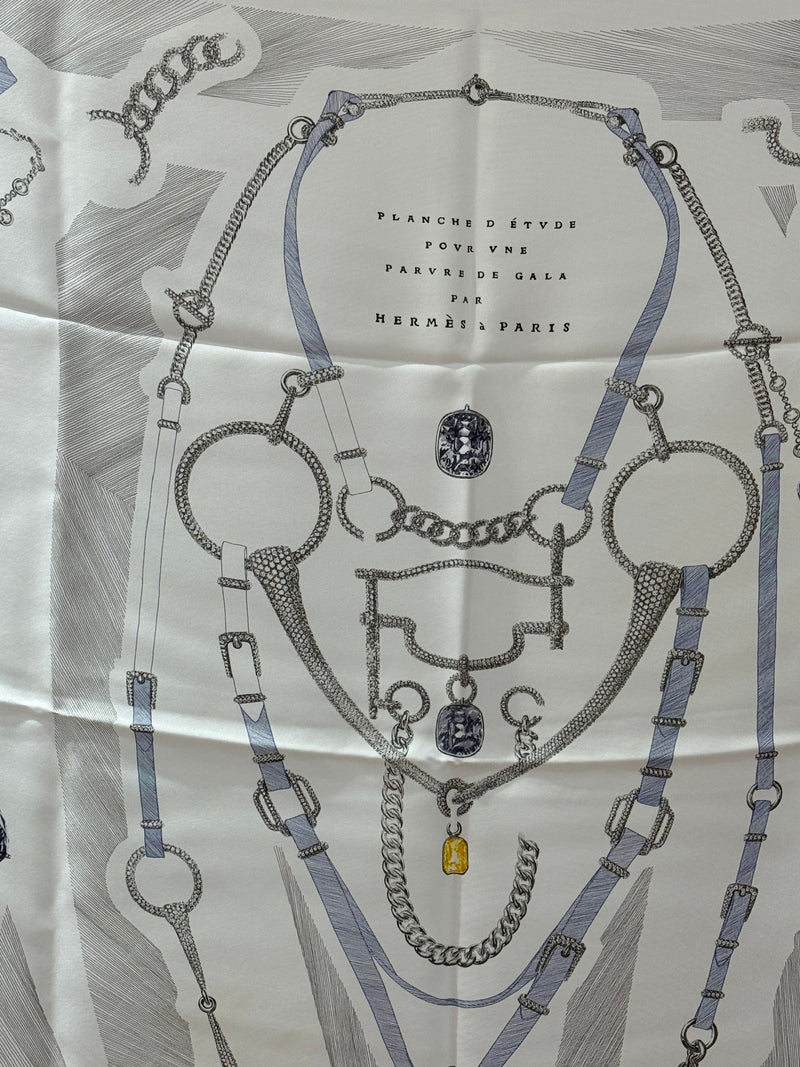 Foulard Hermès gala soie + boîte