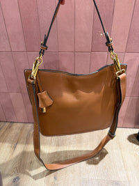 Sac bandoulière marron, détails dorés Mac Douglas 23/10